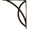 Ekena Millwork Miller Wrought Iron Bracket, (Single center brace), Antiqued Brass 1 1/2"W x 12"D x 15"H BKTM01X12X15SMIABS - alternate 7